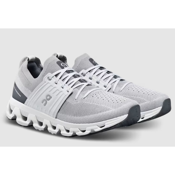 On Cloudswift 3 Mesh Low Top Running Sneakers Alloy Glacier Men's Size 12 M - Picture 1 of 8